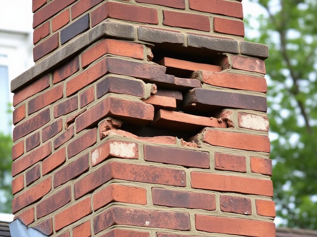 Chimney Repoint – before