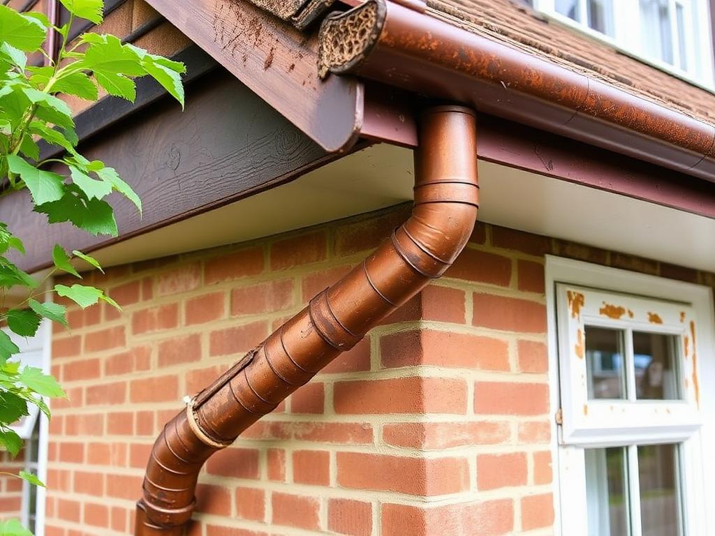 Fascias & Guttering – before